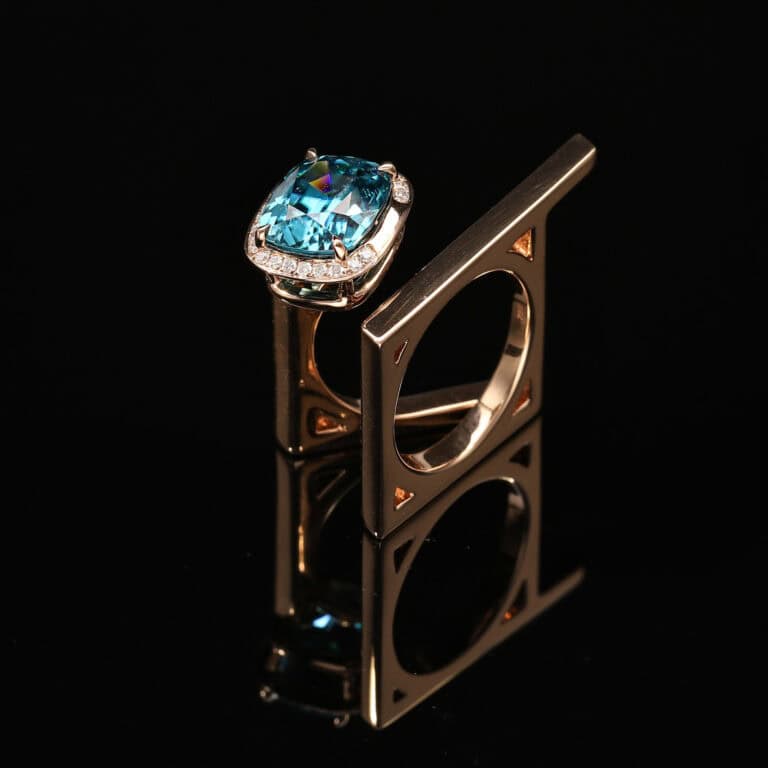 Zircon bespoke ring