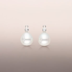 White Gold Pearl Drops