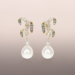 White Gold Pearl Drops