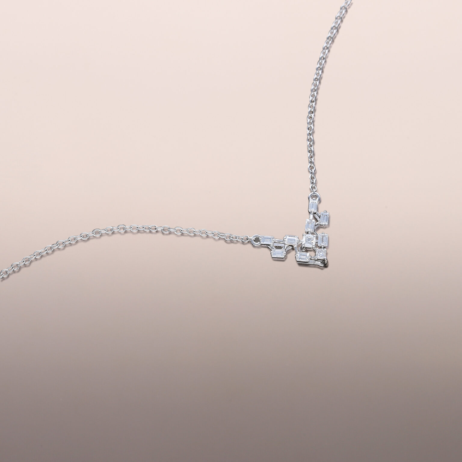 White Gold Diamond Necklace