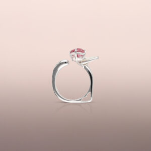 Mother-of-Pearl Butterfly Square Ring