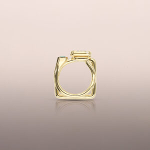 Neo Lagoon Tourmaline Square Ring