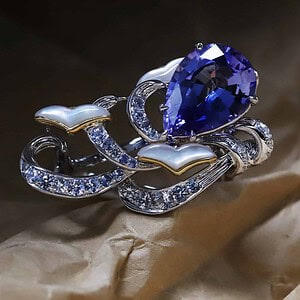 Bespoke Tanzanite Ring