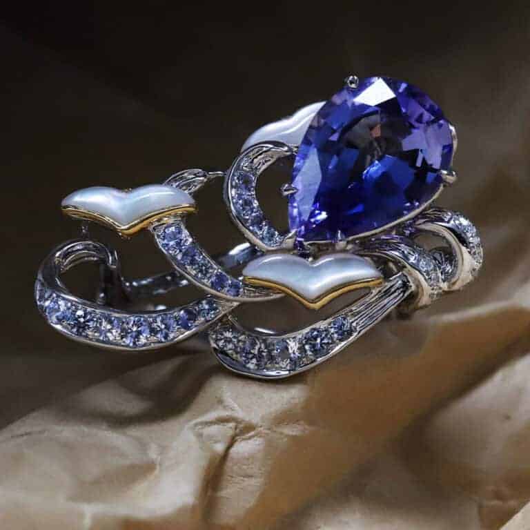 Bespoke Tanzanite Ring