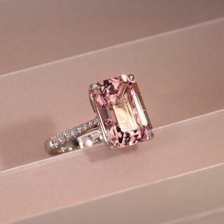 Morganite Bespoke Engagement Ring