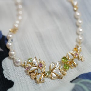 Pearls and Mother of Pearl Necklace